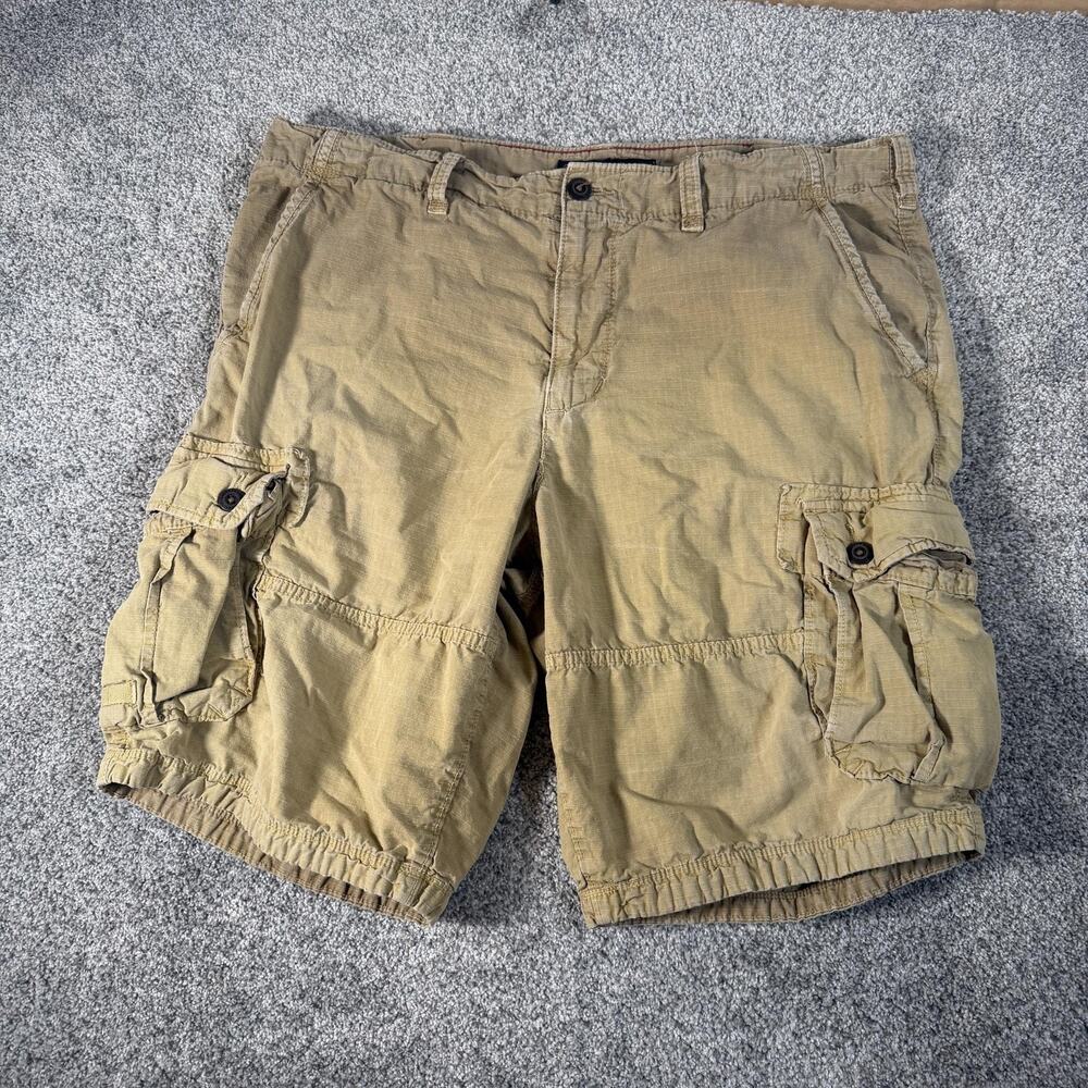 American Eagle Longboard Cargo Shorts 38x11 Skater Gorpcore Utility Workwear Y2K